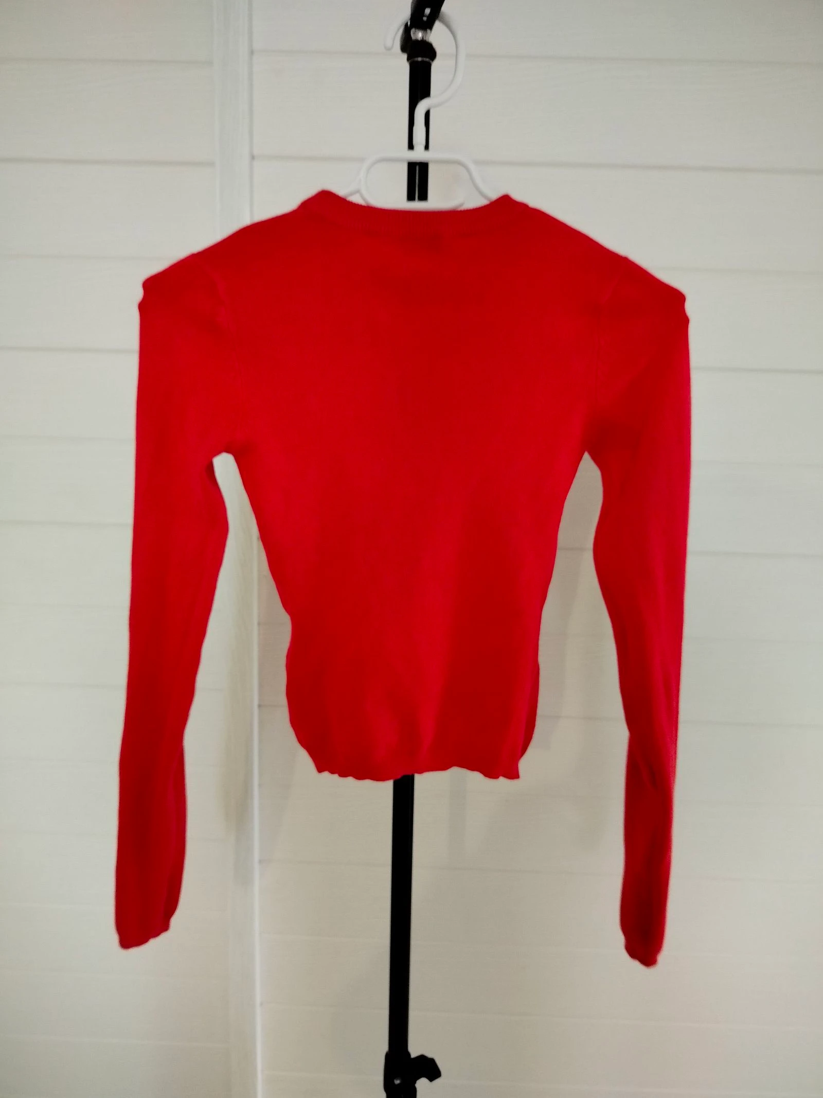 Red Jennyfer XS long-sleeved sweater – photo 3